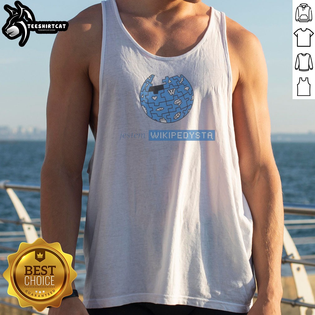 Pretty Jestem Wikipedysta Logo Tank Top