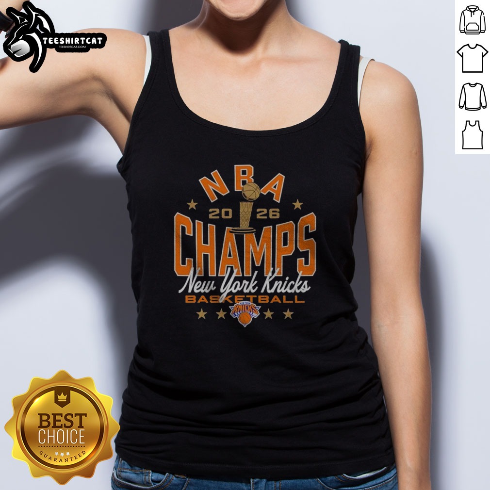 Pretty New York Knicks 2026 NBA Champions Basketball Fan Shirt on Tank Top Pretty New York Knicks 2026 NBA Champions Basketball Fan Shirt shown as a tank top preview