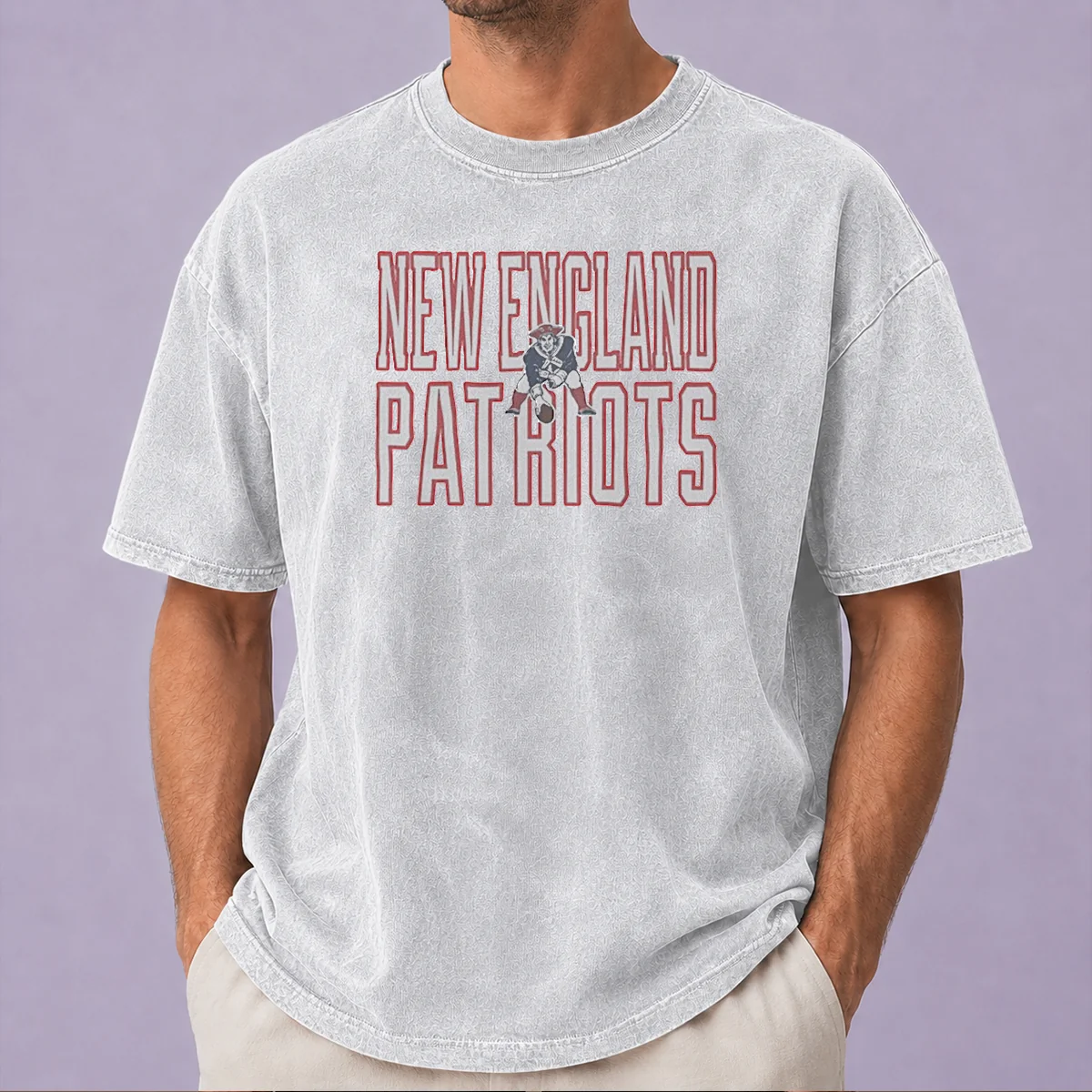 Pretty Robert Kraft New England Patriots Pat Patriot Washed T Shirt in soft faded fabric with classic logo