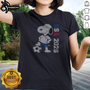 Pretty Snoopy USMNT 2026 World Cup Soccer Team Character Logo Shirt For Fans Of USA 2026