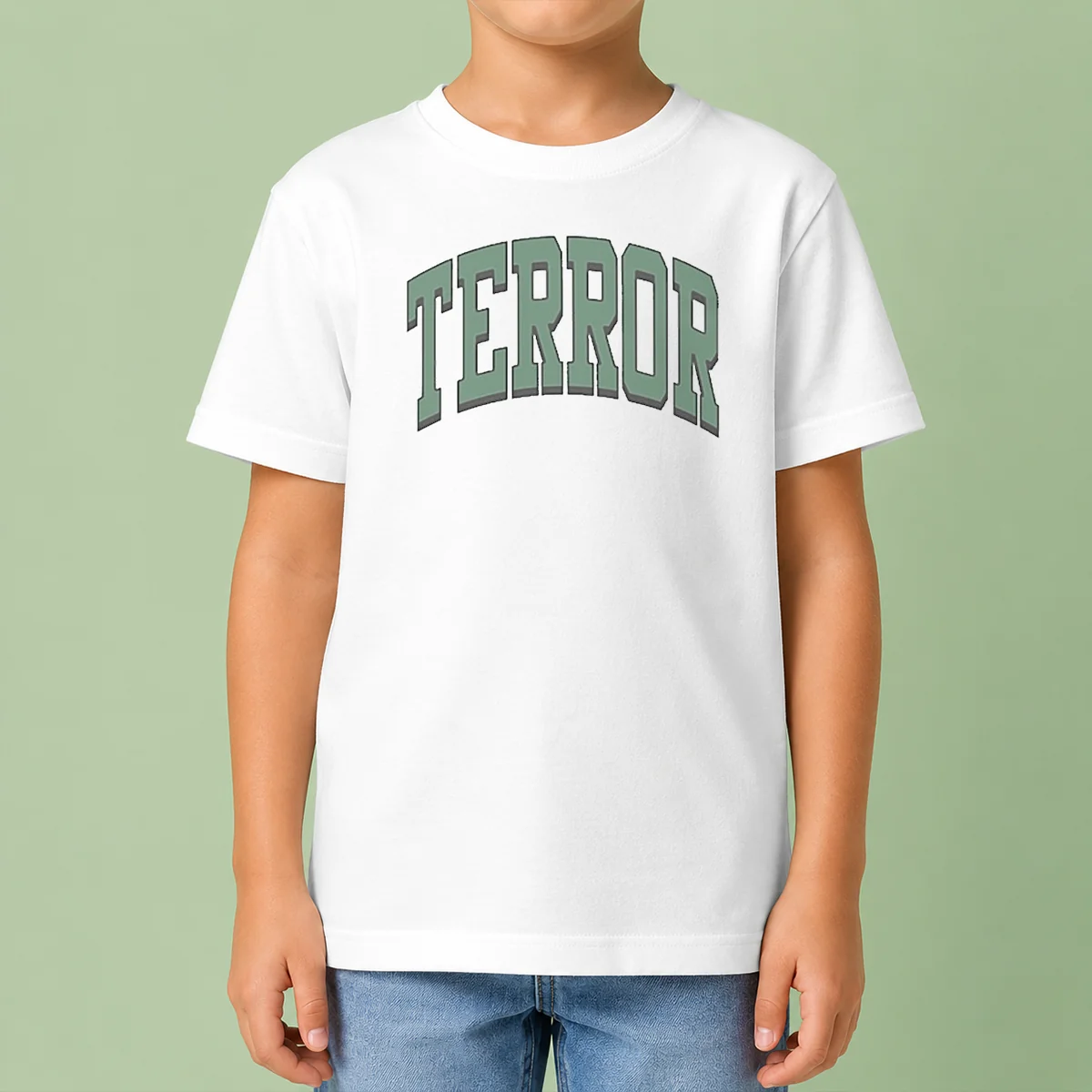 Pretty Terror Still Suffer Basketball Kids T Shirt in youthful fit with vibrant graphic print