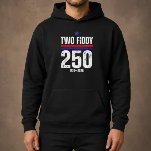 Pretty Two Fiddy 250 17762026 USA Hoodie