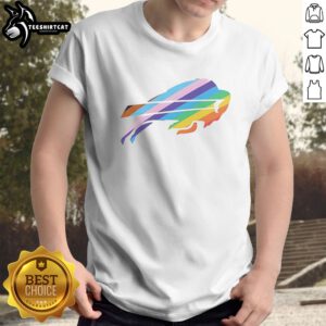 Top Buffalo Bills Pride Logo Progress Flag Shirt showcasing vibrant colors and a unique design.