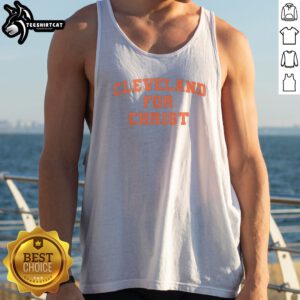 Top Cleveland For Christ Tank top in vibrant colors, perfect for casual wear and expressing faith.