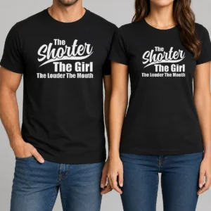 Top The Shorter The Girl The Louder The Mouth