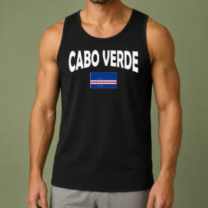 Awesome Flag Of Cabo Verde Tank Top