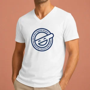 Awesome Ghost In The Shell Laughing Man I Thought What I'D Do Was I'D Pretend I Was One Of Those Domestic Terrorists V-Neck Shirt