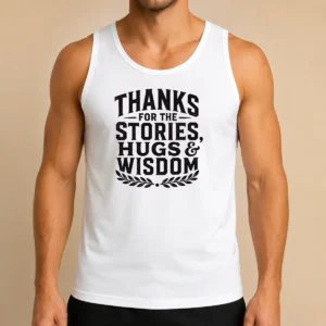 Awesome Grandparents Day Gratitude Silhouette Grandchild Tank Top