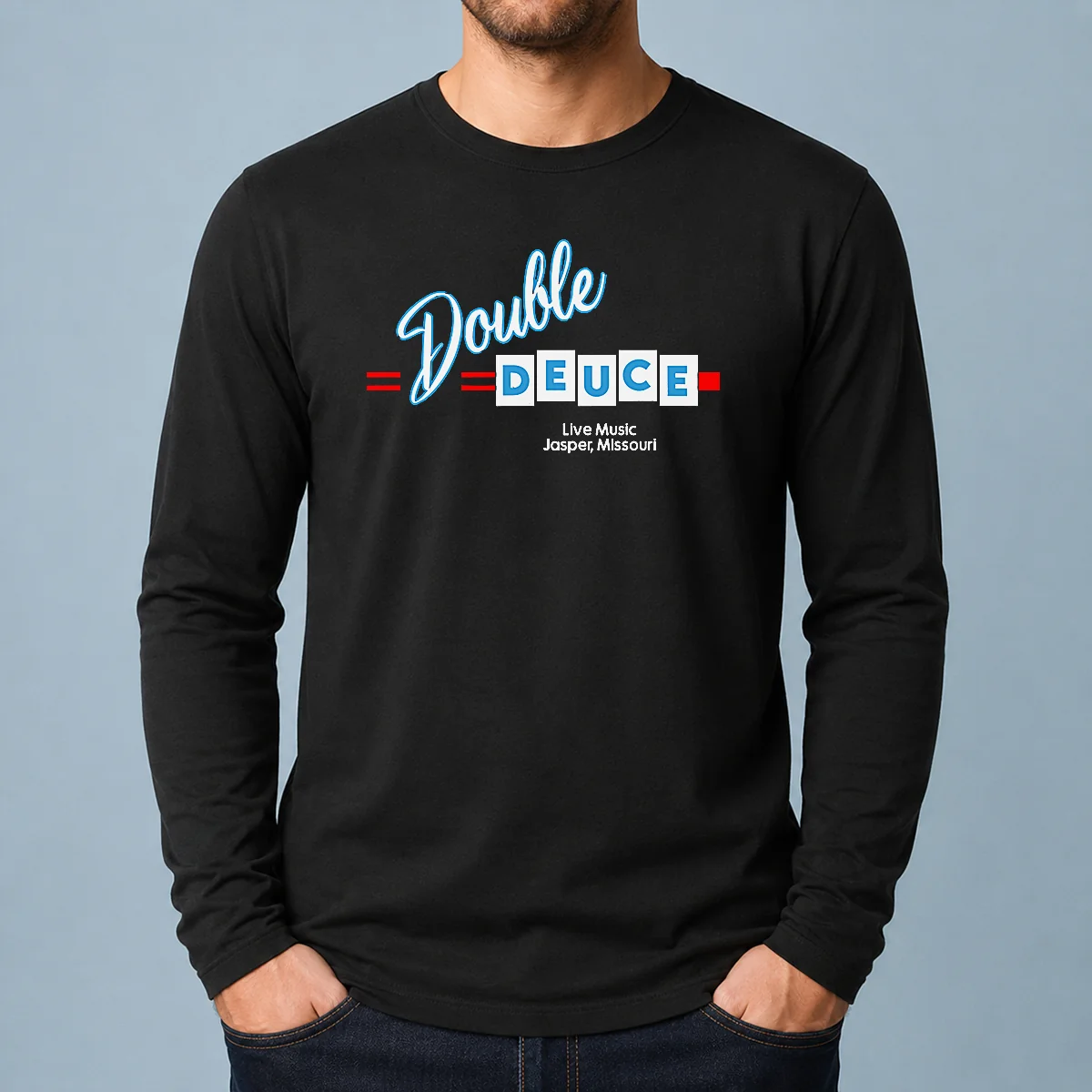 Awesome Hot Double Deuce Long Sleeve Shirt