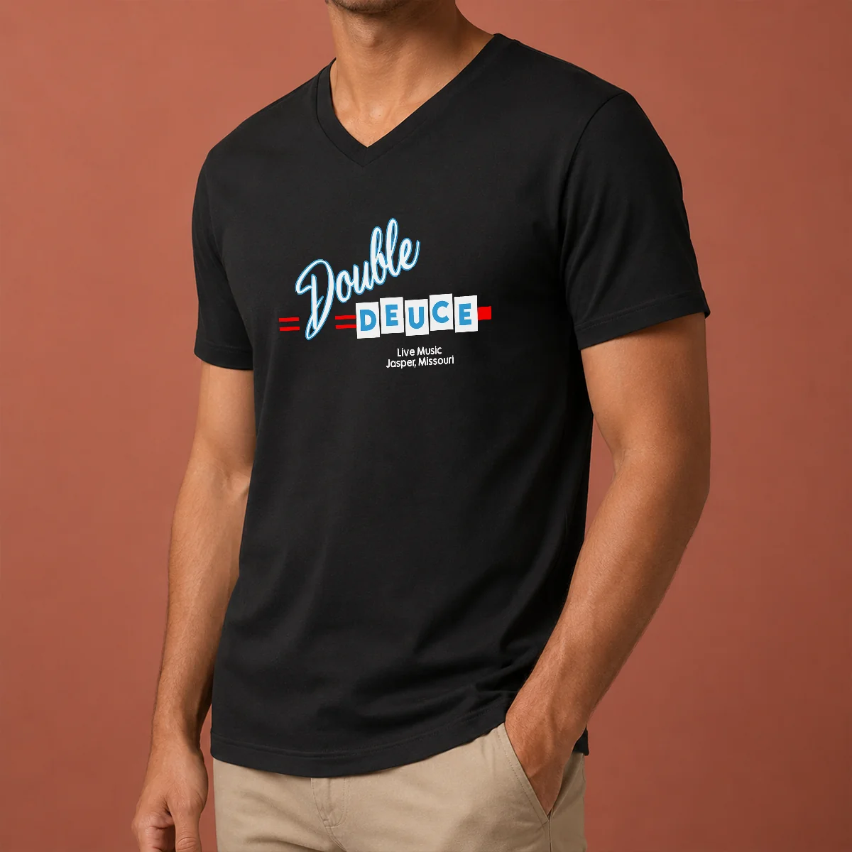 Awesome Hot Double Deuce V-Neck Shirt Awesome Hot Double Deuce V-Neck Shirt