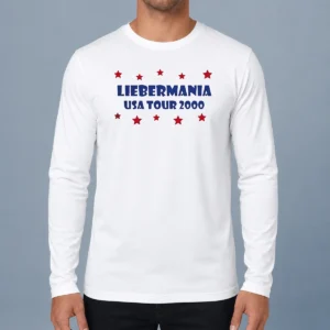 Awesome Liebermania USA Tour 2000 Joe Lieberman Long Sleeve Shirt