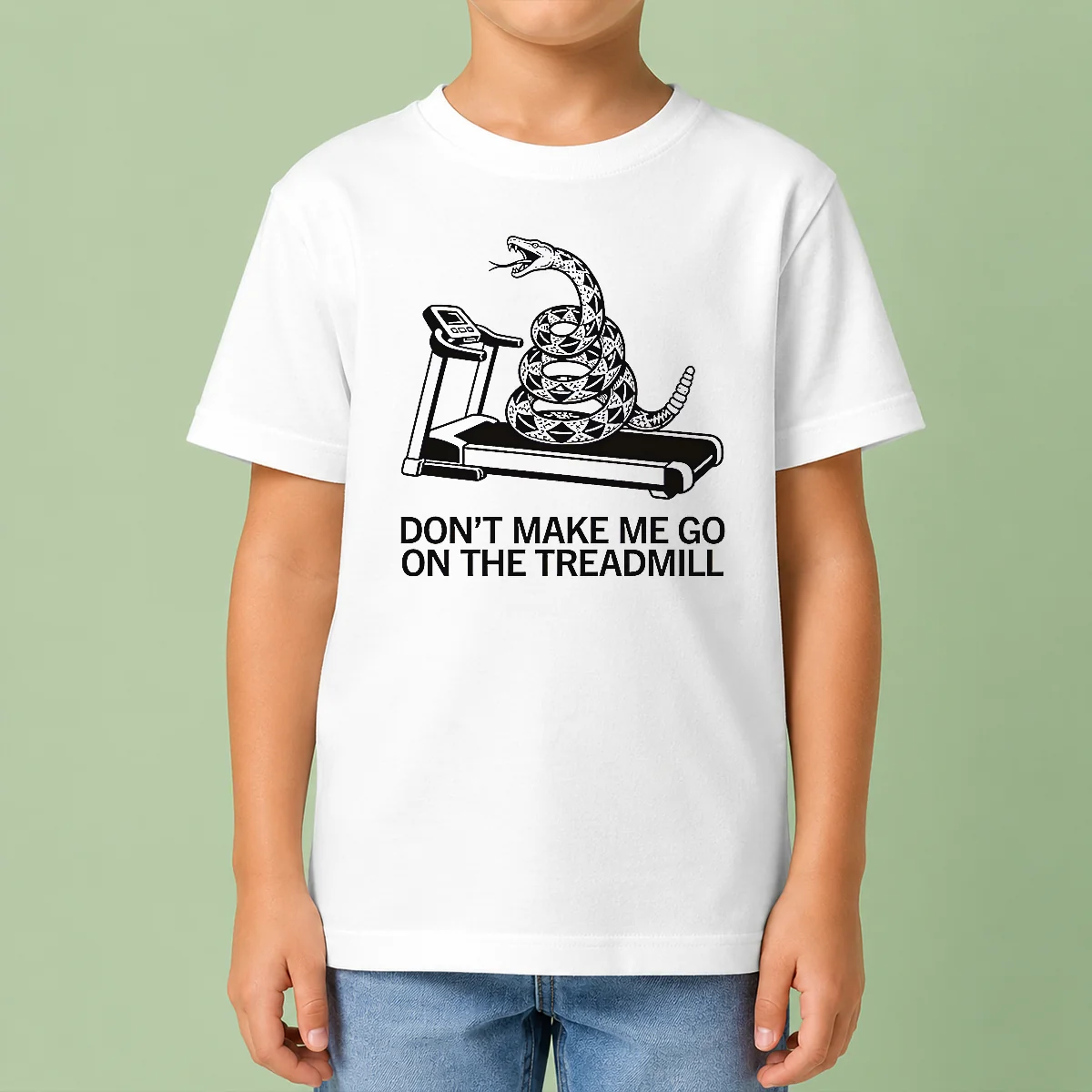 Funny Dont Treadmill On Me Kids T-Shirt