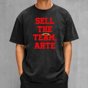 Funny Good Sell The Team Arte Washed T-Shirt