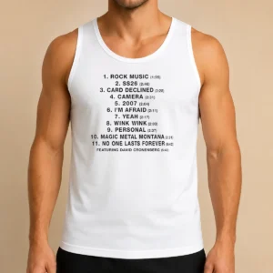 Funny No One Lasts Forever Featuring David Cronenberg Tracklist Tank Top