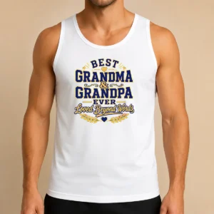 Funny Official Grandparents Day Typography With Family Love Gratitude Tank Top