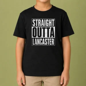 Funny Straight Outta Lancaster Kids T-Shirt