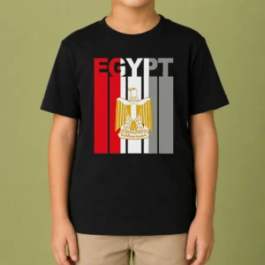 Good Egypt Flag Eagle Coat Of Arms Kids T-Shirt