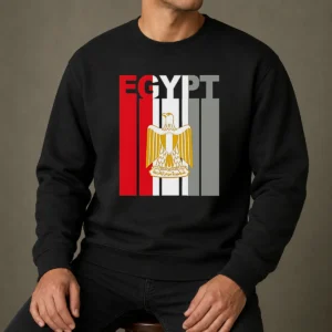 Good Egypt Flag Eagle Coat Of Arms Sweater