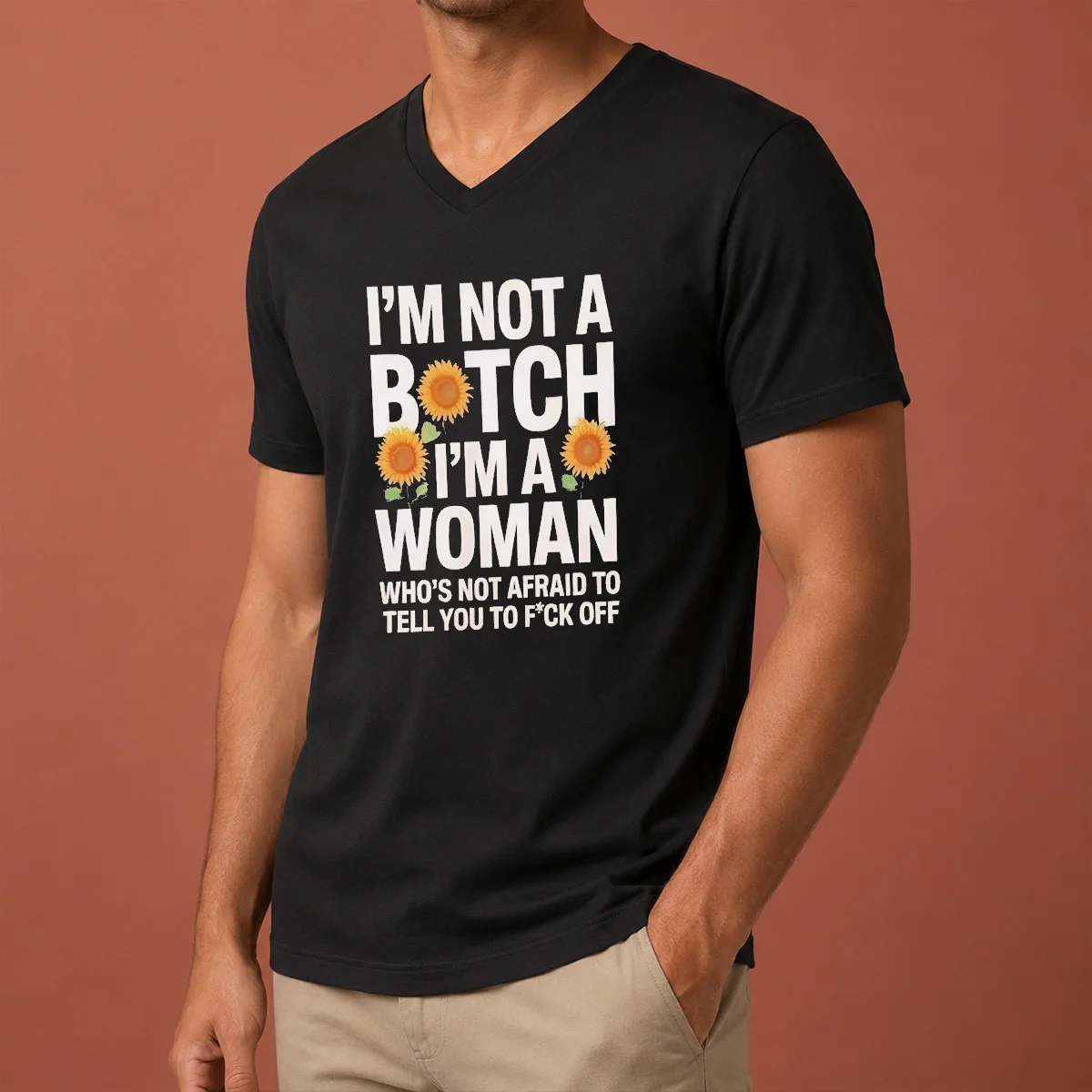 Good I'M Not A Btch I'M V-Neck Shirt Good I'M Not A Btch I'M V-Neck Shirt