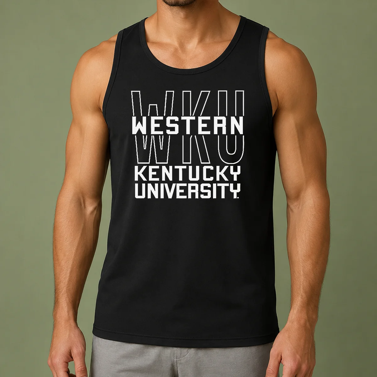 Good Western Kentucky University WKU Hilltoppers Name Tank Top