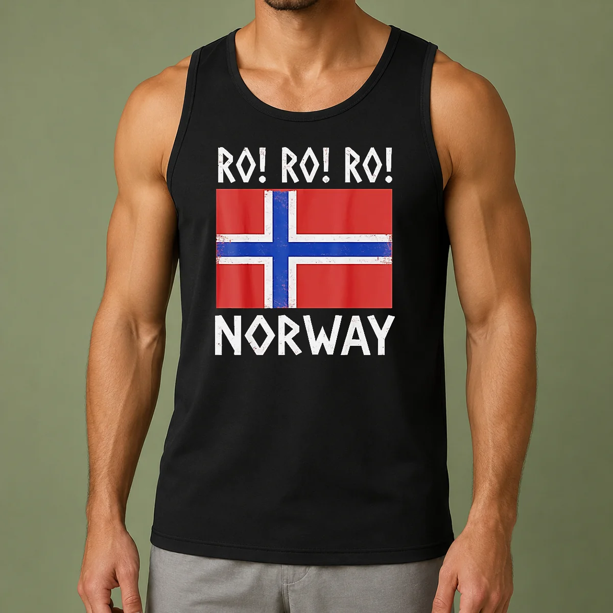 Happy Nice Ro Ro Ro Norway Round Of 16 FIFA World Cup 2026 Vintage Flag Tank Top