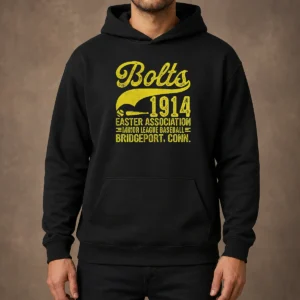 Happy Pretty Bridgeport Bolts Connecticut Vintage Baseball Team Hoodie
