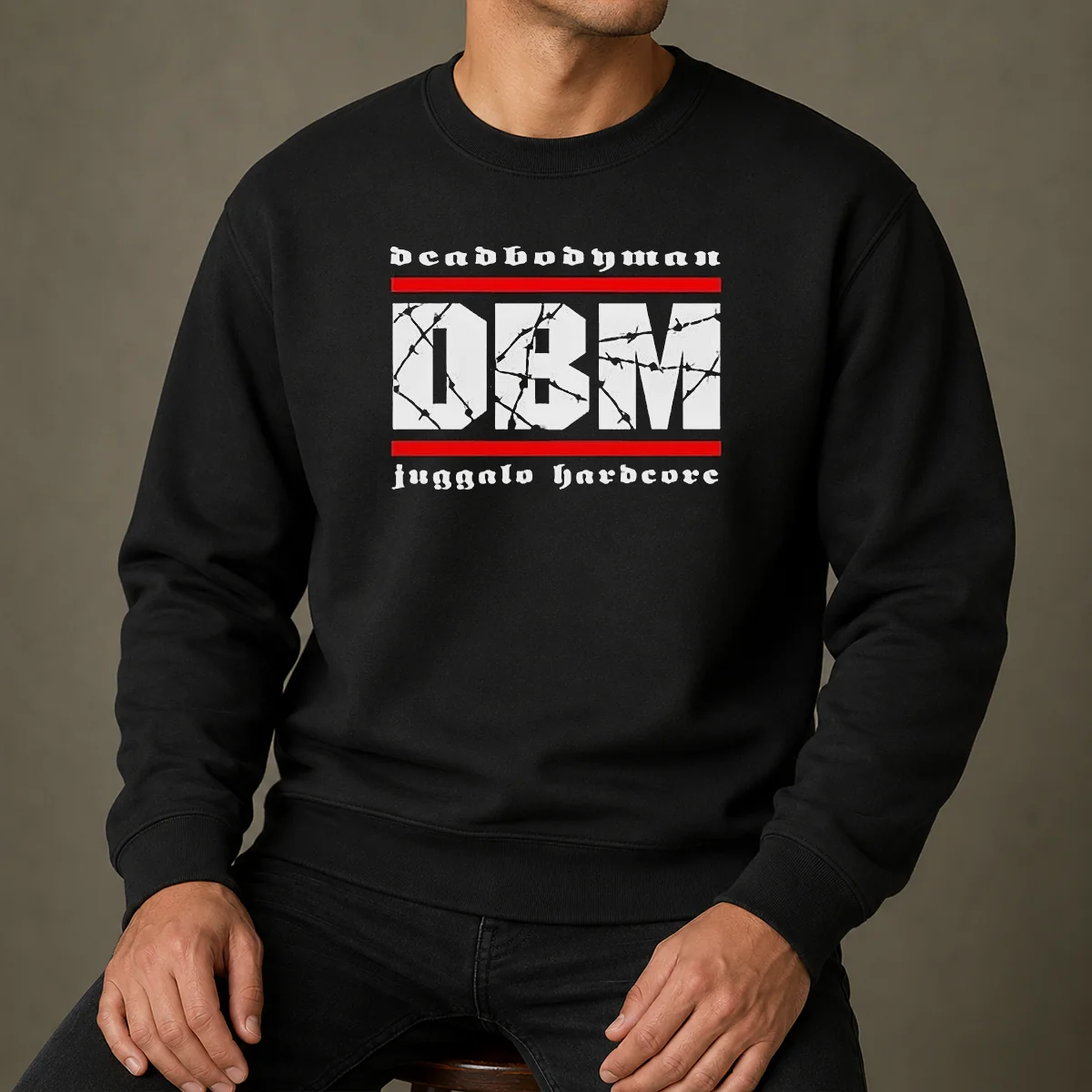 Happy Pretty Deadbodyman DBM Juggalo Hardcore Sweater
