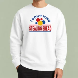 Happy Pretty I Don'T Mind Stealing Bread Soundgarden Sweater featuring a cozy crewneck design in dark fabric