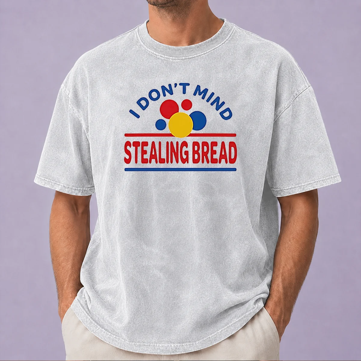 Happy Pretty I Don'T Mind Stealing Bread Soundgarden Washed T-Shirt