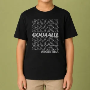 Hot Gooaalll Soccer Argentina Fan Goal Kids T-Shirt