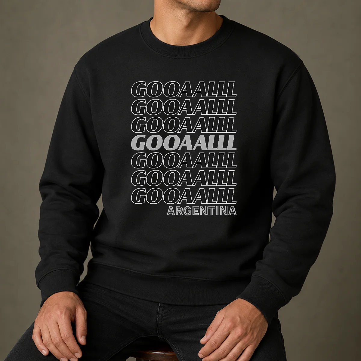 Hot Gooaalll Soccer Argentina Fan Goal Sweater