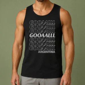 Hot Gooaalll Soccer Argentina Fan Goal Tank Top