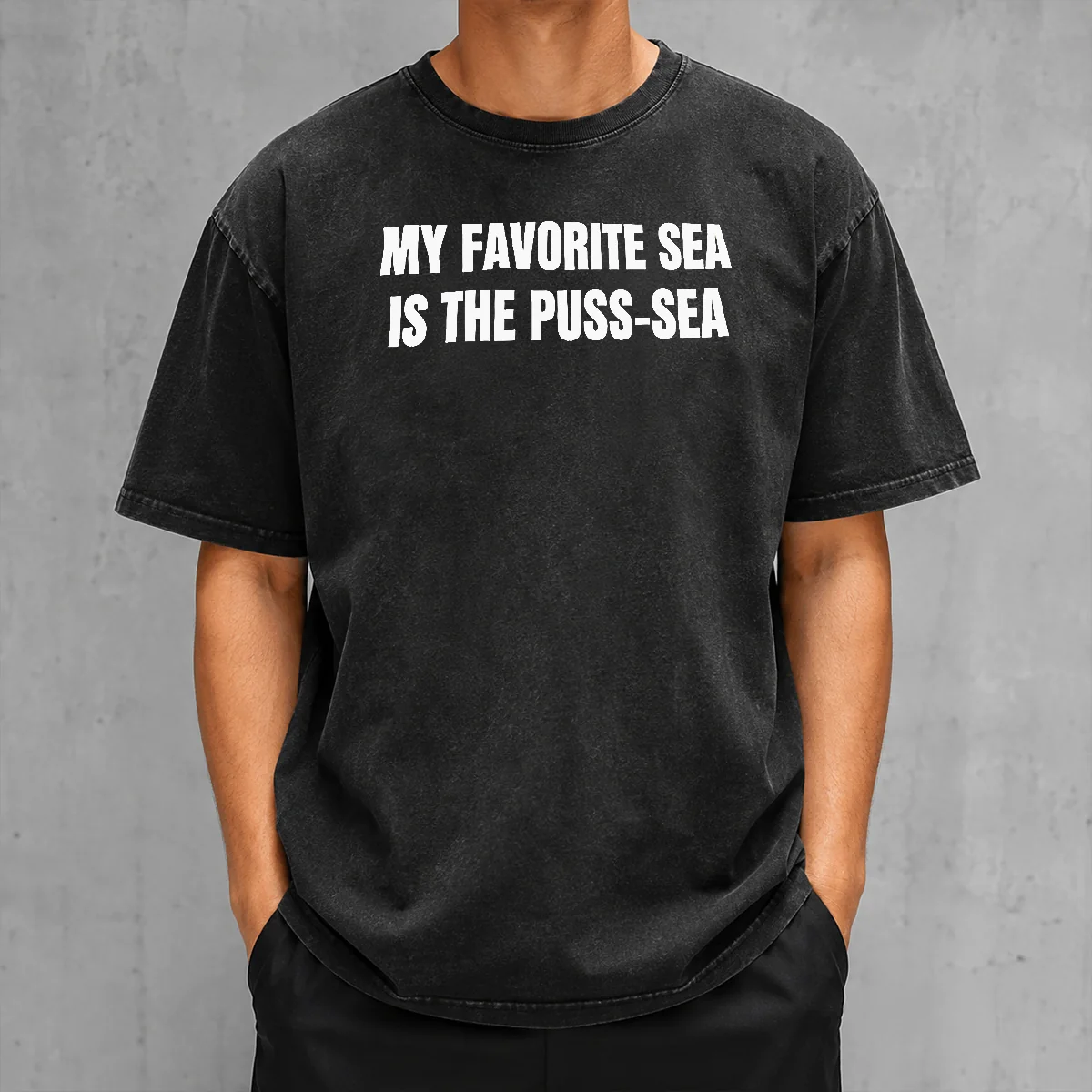 Hot My Favorite Sea Is The Puss Sea Washed T-Shirt