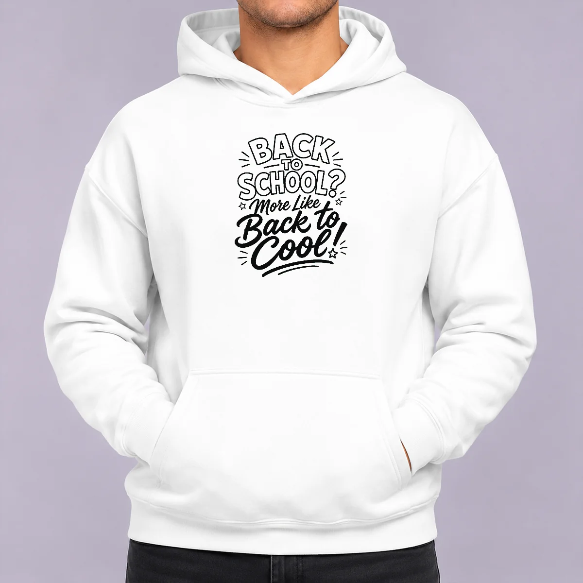 Hot Pretty Back To School Sassy Line Art For Students Hoodie