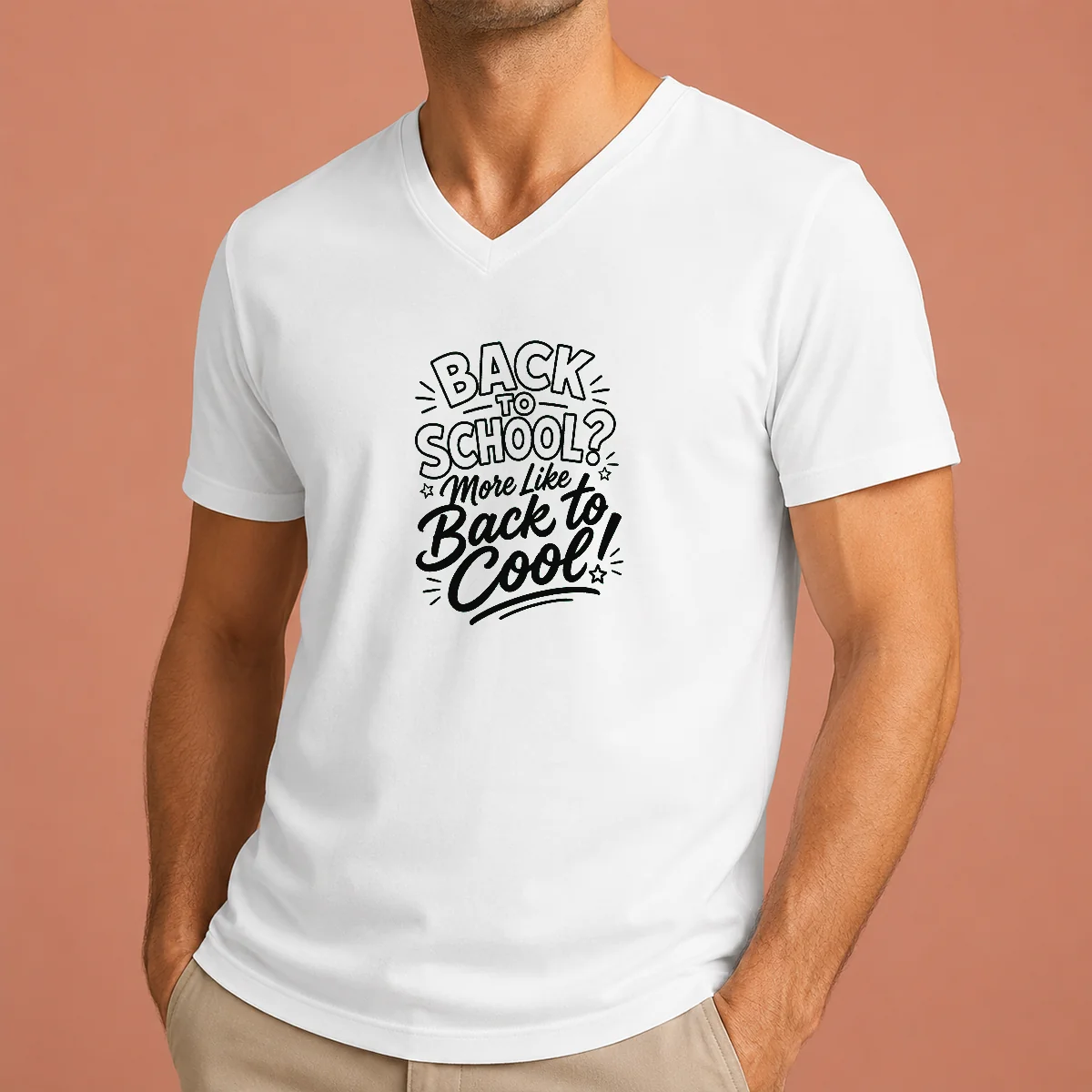Hot Pretty Back To School Sassy V-Neck Shirt Hot Pretty Back To School Sassy V-Neck Shirt
