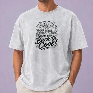 Hot Pretty Back To School Sassy Line Art For Students Washed T-Shirt