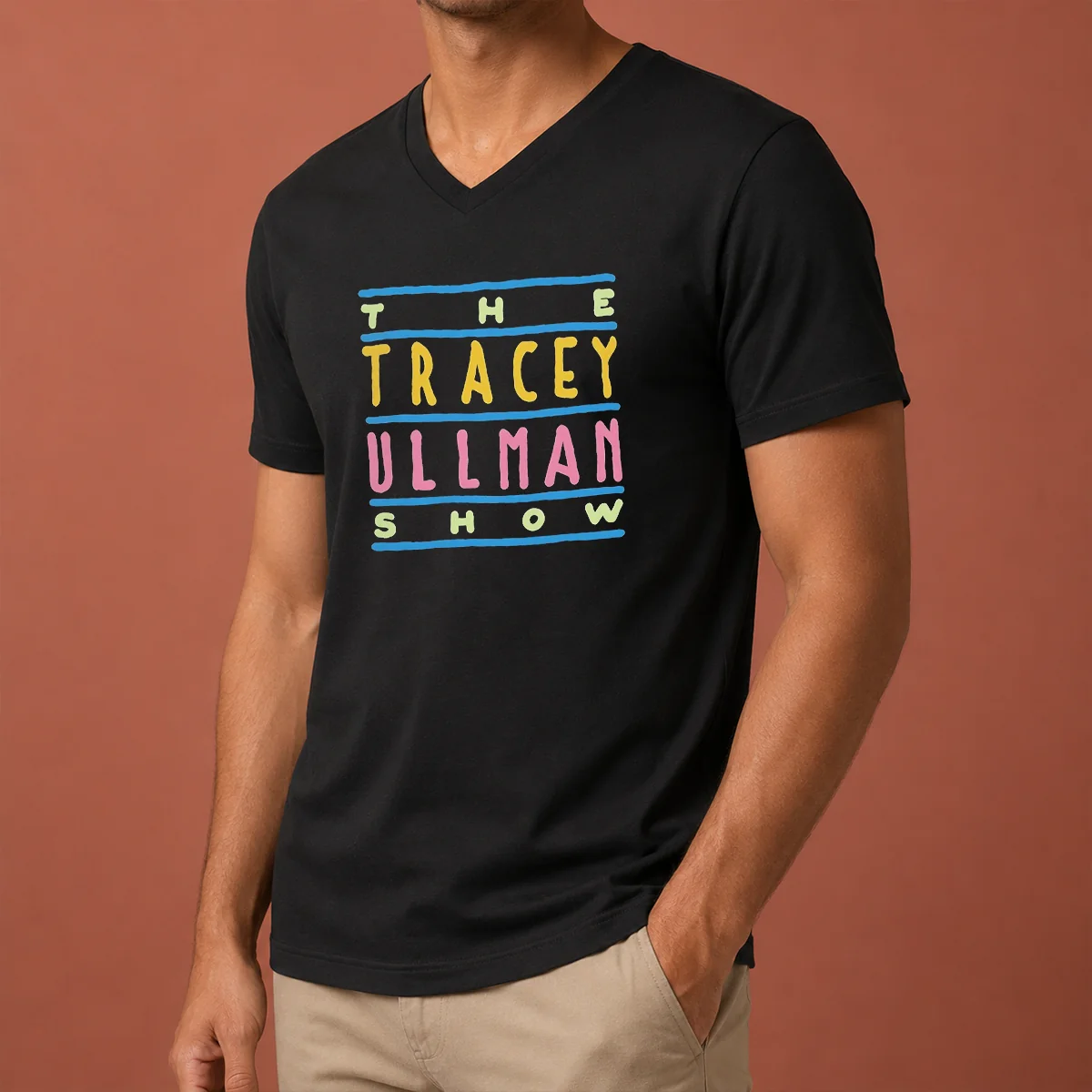 Hot The Tracey Ullman Show V-Neck Shirt Hot The Tracey Ullman Show V-Neck Shirt