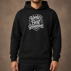 Hot Worlds Best Grandparents Day Line Art Hoodie
