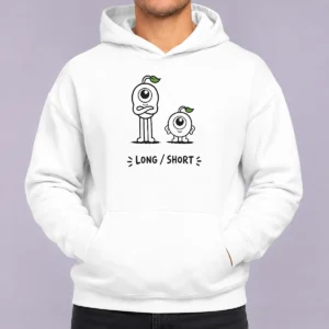 Nice Good Long And Short Character Comparison Educational Hoodie