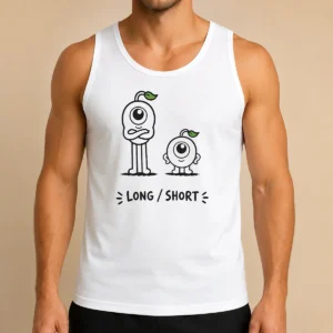 Nice Good Long And Short Character Comparison Educational Tank Top