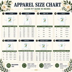 Size chart for Nice Grinch I Was Told To Check My Attitude Yup Still There with measurements in inches and cm