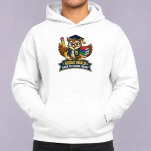 Nice Hot Back To School Owl Mascot Squad Hoodie