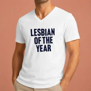 Nice Lesbian Of The Year Pride LGBTQ Award V-Neck Shirt