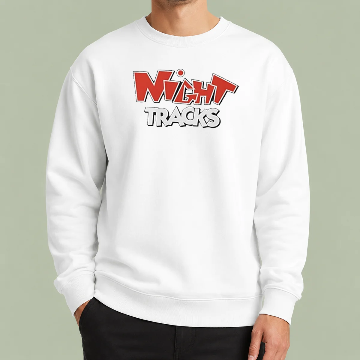 Nice Night Tracks Logo Sweater