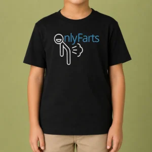 Nice Onlyfarts Onlyfan Logo Kids T-Shirt