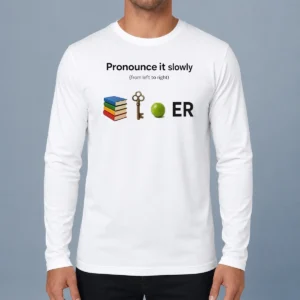 Nice Pronounce It Slowly From The Right To Left Long Sleeve Shirt