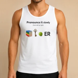 Nice Pronounce It Slowly From The Right To Left Tank Top