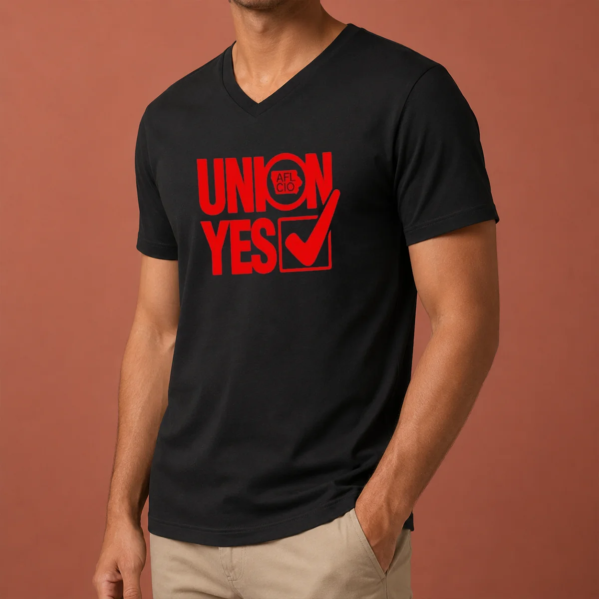 Nice Union Yes AFL Clo V-Neck Shirt Nice Union Yes AFL Clo V-Neck Shirt