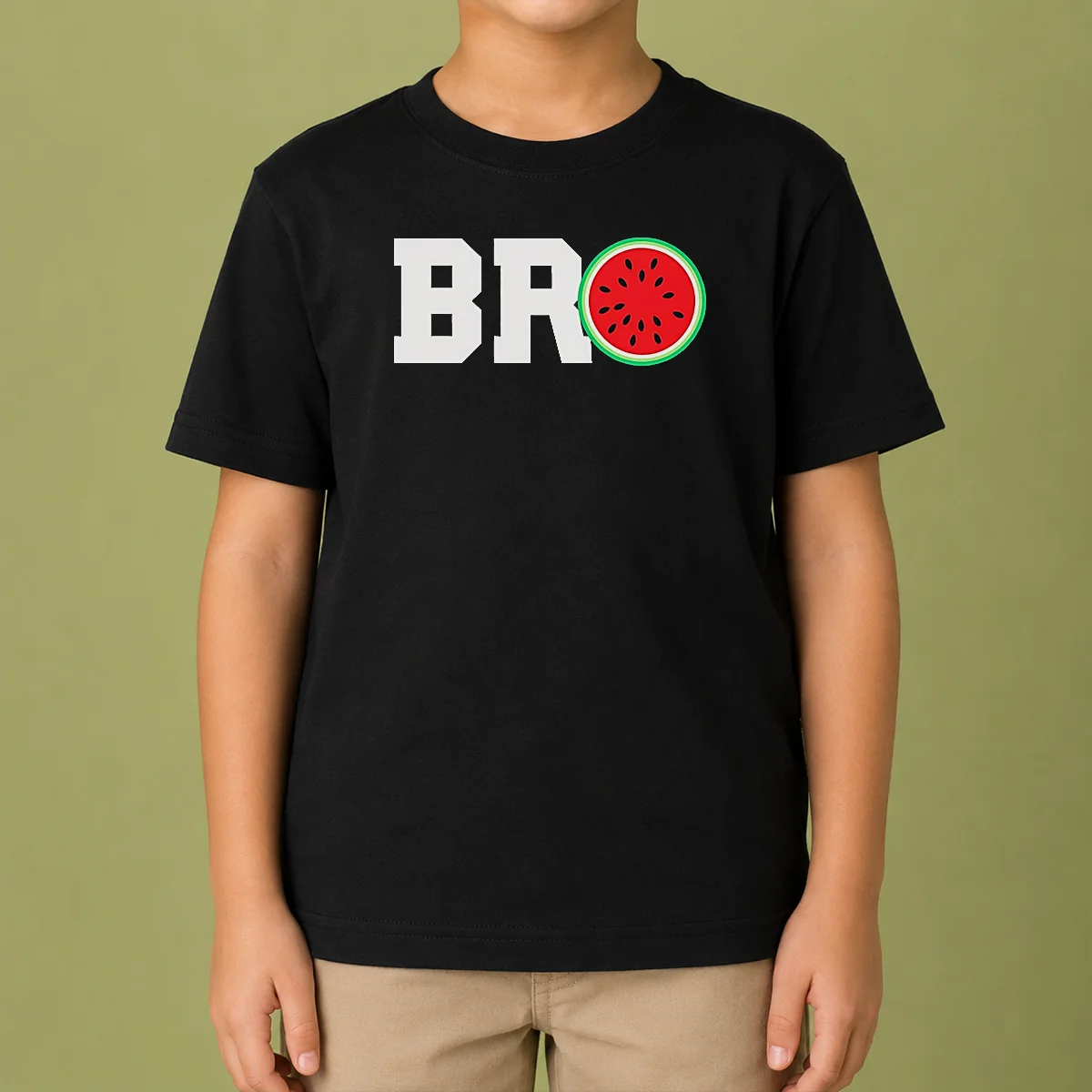 Official Bro Watermelon Slice Kids T-Shirt