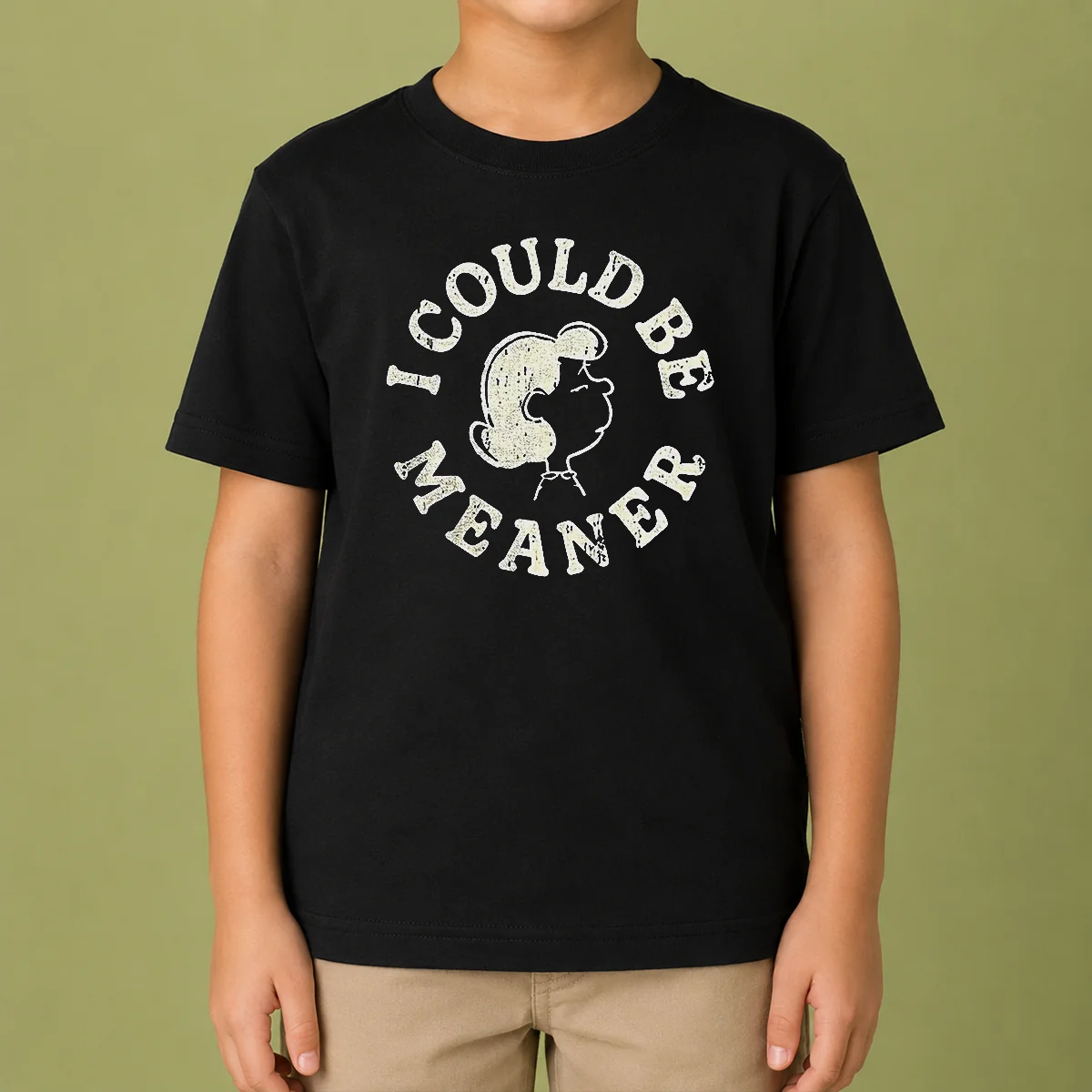 Official Lucy Peanuts I Could Be Meaner Kids T-Shirt